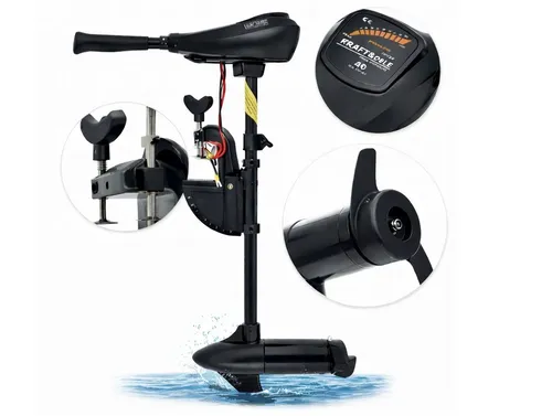 Elektro Außenbordmotor 64lbs 12V Bootsmotor Angelmotor Schlauchboot Elektromotor