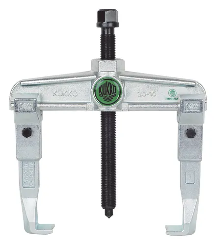 Kukko Universal-Abzieher 2-armig Nr. 20-20 200 mm - Robuster 2-armiger Abzieher mit 200 mm Spannweite, ideal für präzises Abziehen von Lagern und Rädern in der Werkstatt.