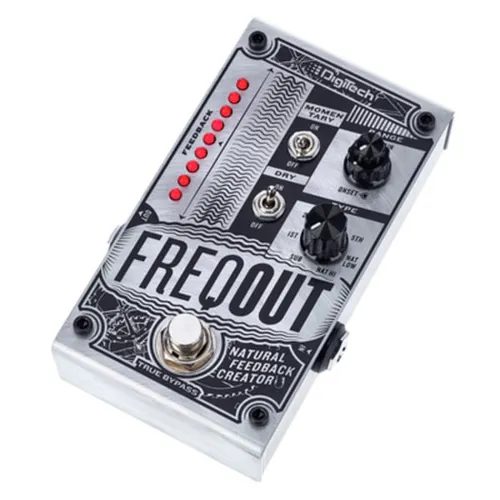 Digitech FreqOut B-Stock - Natürlicher Feedback Creator - Gitarren-Effektgerät, B-Stock mit voller Garantie, erzeugt natürliches Feedback mit 7 Arten von Harmonic Feedback für kreative Klänge.