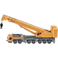 SUPER Mobilkran Liebherr Modellfahrzeug orange