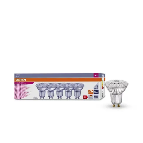 5er OSRAM LED GU10 3,4W = 35W Reflektor 230lm 36° Kaltweiß 4000K DIMMBAR
