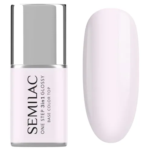 Semilac UV-Nagellack 3in1 One Step Glossy S252 Milky Pink 7 ml