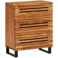 vidaXL Sideboard 60x34x75 cm Massivholz Akazie Modell 1 von vidaXL