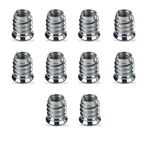 PROFI Einschraubmuffen M10 x 20 mm aus verzinktem Stahl mit Innensechskant Eindrehmuffen Einschraubmuffen von SO-TECH® 10 x