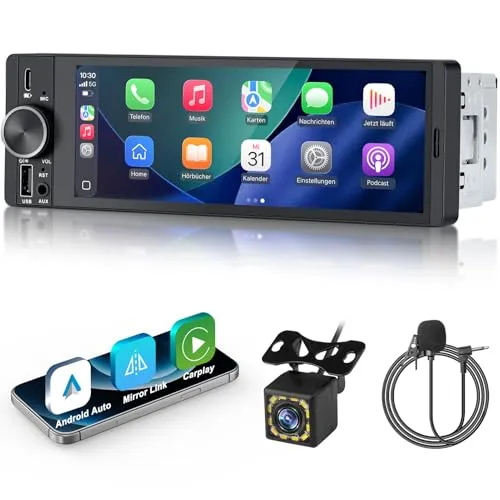 DIN Bluetooth Autoradio mit 6,9