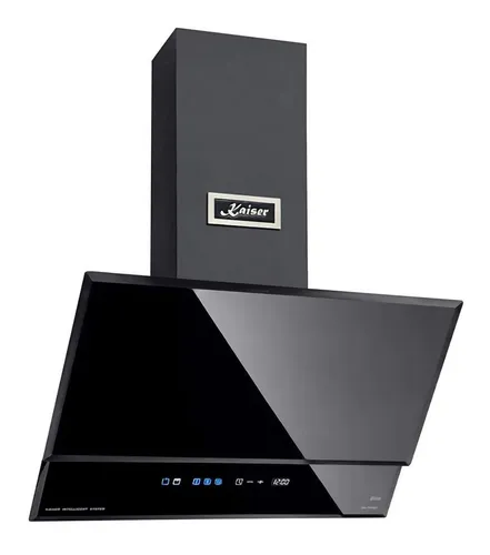 Kaiser Küchengeräte Kopffreihaube AT 6410 F ECO - Kopffreihaube 60 cm in Schwarz mit 1250 m³/h Leistung, 3-stufiger TouchControl Steuerung und energieeffizienter A-Klasse, ideal für moderne Küchen.