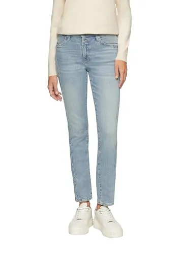 s.Oliver Damen Jeans Hose Betsy Slim Fit, Hellblau - Damen-Jeanshosen mit Slim Fit Passform und Teilungsnaht, ideal für einen modernen Look und höchsten Tragekomfort.