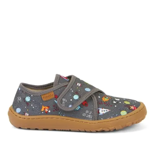 Froddo Barefoot Slippers Grey - Größe EU 35 - Hausschuhe mit flexiblem Obermaterial aus Textil und Synthetik, bieten ein angenehmes Barfußgefühl für höchsten Komfort in der Freizeit.
