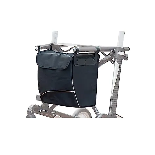 Russka Tasche mit Magnetverschluss für Rollator Vital schwarz