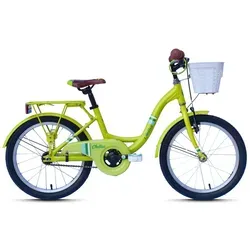 CHILLIZ Kinderrad 18 Zoll CHD.01 - Grün, 28 cm Rahmenhöhe - Leichtes und robustes Kinderrad in Grün, ideal für Kinder ab 6 Jahren. Mit sicherem Bremsystem und höhenverstellbarem Sattel für lange Freude. Perfekt für kleine Abenteurer!