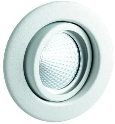 Rutec Einbaustrahler schwenkbar für MR16 Weiß Metall ohne Sprengring, 50W (R55111-M)