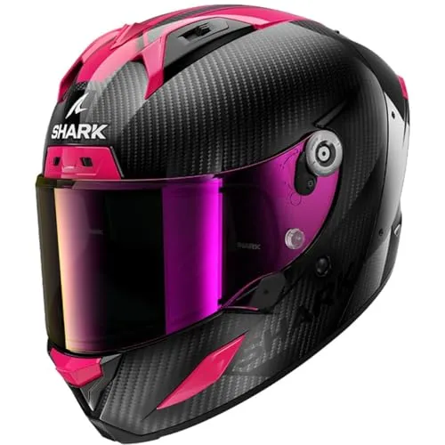 Shark Aeron Carbon Skin Integralhelm in lila von Shark