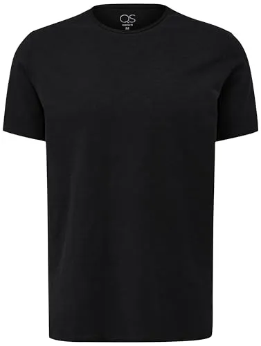 QS Herren 2141633 T-Shirt, Schwarz, XL EU