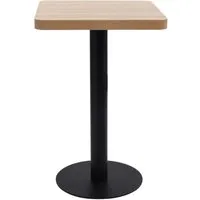 vidaXL Bistrotisch für 2 Personen - Bartisch für romantische Abende, elegante MDF-Tischplatte mit schöner Holzmaserung und einfacher Reinigung, ideal für Zuhause oder Gastronomie.