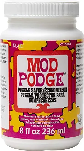Mod Podge, Versiegelungslack auf Wasserbasis, Klebstoff und Lack, Puzzle-Kleber, trocknet klar, CS15068, 236-ml-Flasche
