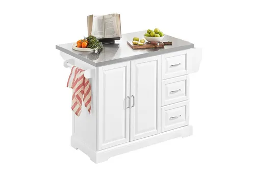 SoBuy Küchenwagen FKW41 in weiß von SoBuy