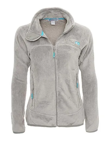 Geographical Norway G-Ursinia Fleece Jacke - Grau - Größe 1/S - Die G-Ursinia Fleecejacke vereint Funktionalität und Style. Leicht, bequem und in zeitlosem Design, ideal für die kühle Jahreszeit. Ergonomischer Schnitt, seitliche Taschen und schützender Kragen bieten hohen Tragekomfort.