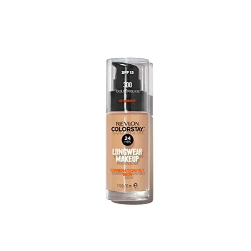 Revlon ColorStay Makeup for Combi/Oily Skin Golden Beige 300, 1er Pack (1 x 30 g)