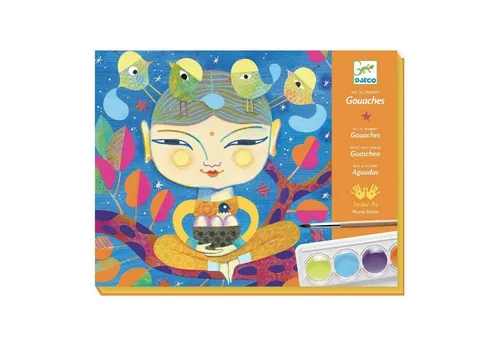 DJECO Kreativset DJ08964 Zeichnen: India