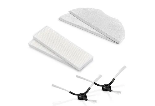 Medion® Saugroboter Zubehör-Set MEDION Saugroboter Zubehörset 2 MD 20040, (Packung, 1-tlg., 2x Wischmop,  2x Filter (EPA12)