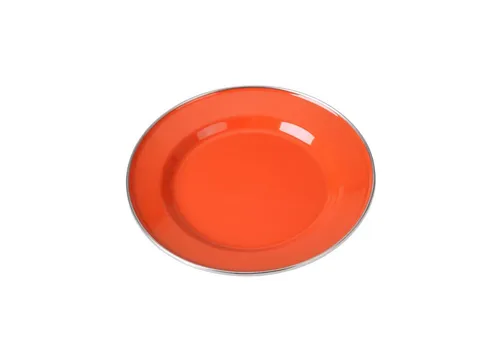 GRÄWE Geschirr-Set GRÄWE Kinderteller emailliert 20 cm, Stahlblech