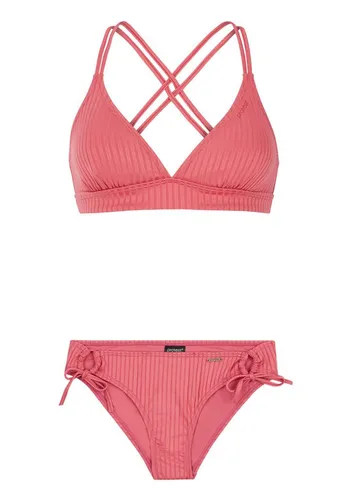 Protest Damen Triangel-Bikini PRTBOOGIE S/36 - Hochfunktioneller Triangel-Bikini aus recyceltem Material, ideal für aktive Tage am Strand. Dehnbarer Stoff sorgt für optimale Bewegungsfreiheit, während die nachhaltige Herstellung überzeugt.