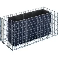 Gabiona Gabionen-Hochbeet eckig 50x120 cm - Einfassungen, Stufen & Mauersysteme – Hochbeet mit robustem Korrosionsschutz, einfach ohne Werkzeug aufzubauen und ideal für kreative Gartenprojekte.