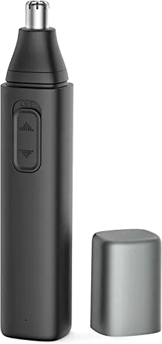 Ohr- und Nasenhaartrimmer für Männer und Frauen Schmerzfreies Entfernen der Nasenhaaren Zweischneidiger Trimmer aus Stahl Leicht zu reinigen USB Wiederaufladbar