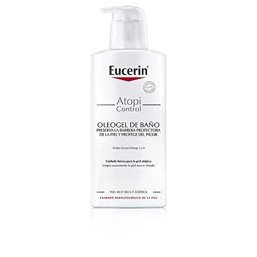 Eucerin Atopicontrol Oleogel Baño 400Ml - Duschgel für empfindliche Haut, mit beruhigenden Eigenschaften und ideal zur Linderung von Juckreiz und Trockenheit.