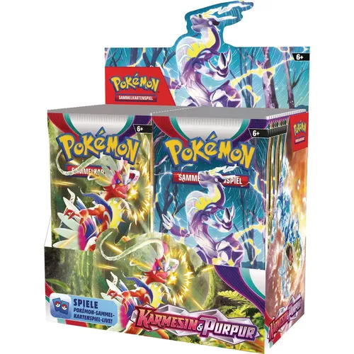 Pokémon-Sammelkartenspiel: Boosterpack Karmesin & Purpur von Pokémon Sammelkarten