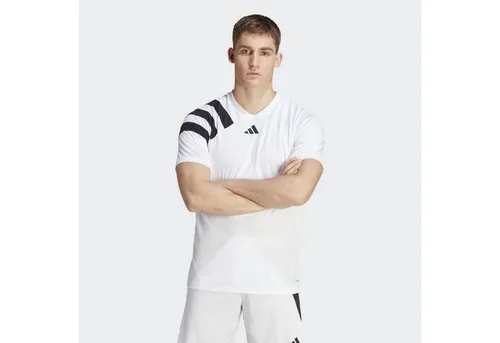 adidas Performance Fortore 23 Trikot - Teamsport in schwarz|weiß XXL - Herren-Shirt aus 100% Polyester mit AEROREADY-Technologie für optimale Feuchtigkeitsregulierung, ideal für Fußballmannschaften und sportliche Aktivitäten.