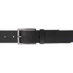 Eurex by Brax Herren Style HERRENGÜRTEL black, schwarz, Gr. 125 - Gürtel aus hochwertigem Leder, kombiniert klassisch-sportives Design mit optimalem Tragekomfort.