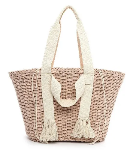 SURI FREY Shopper SFY Jemmy 14760 - Damen-Shopper in zweifarbigem Design, praktische Innenaufteilung und Kordelzugverschluss bieten zusätzlichen Schutz und stilvollen Auftritt.