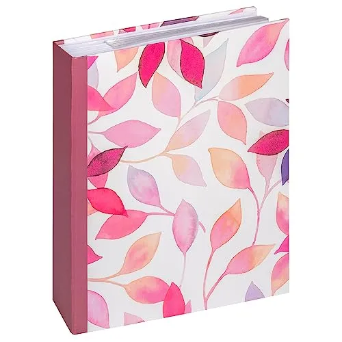 Walther Design Fotoalbum rot - 200 Fotos 13 x 18 cm - Fotoalbum für 200 Fotos im Format 13 x 18 cm, mit hochwertigem Kunstdruckeinband und CD-Archiv für digitale Bilder - ideal für kreative Erinnerungen.