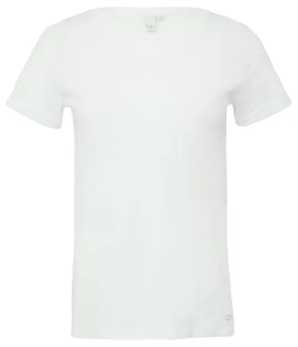 QS Damen 2163612 T-Shirt, Weiß, L EU