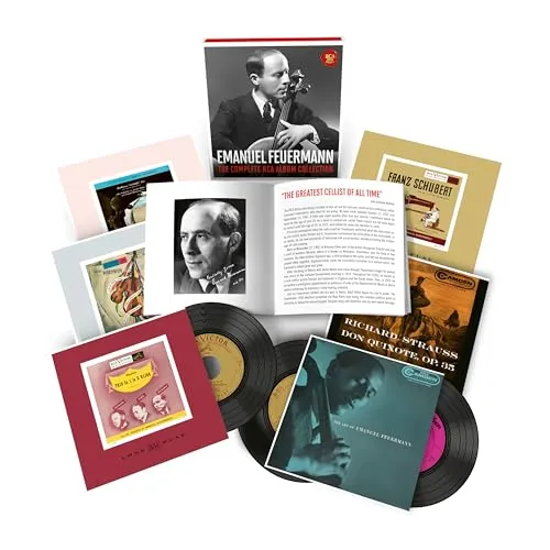 Emanuel Feuermann - The Complete RCA Album Collection - Klassische Musik für Soloinstrumente, umfassende Sammlung mit Meisterwerken des Cellospiels von Feuermann.
