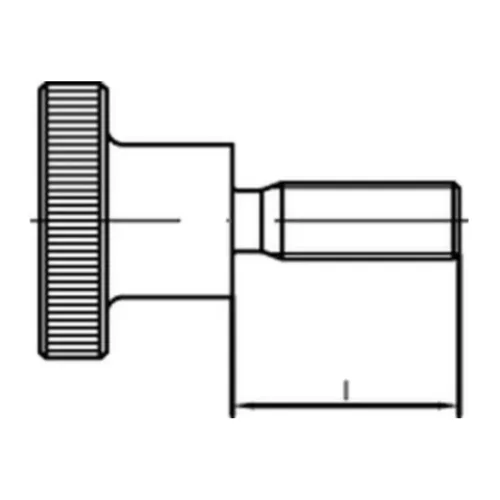 Reyher Rändelschrauben DIN 464 A 1/A 2 M 3x12 A 1/A 2 (25 Stück)
