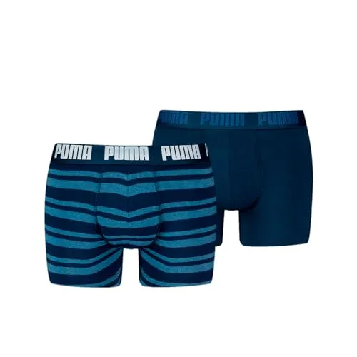 PUMA Everyday Heritage Stripe Boxer 2 Einheiten L, Denim, L