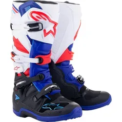 Alpinestars Tech 7 Motocross Stiefel Größe 48 - Motorradstiefel mit ergonomischem Design für verbessertes Schalten und Bremse. Hochabriebfeste Fußschale und austauschbare Sohle für maximale Haltbarkeit und Komfort.