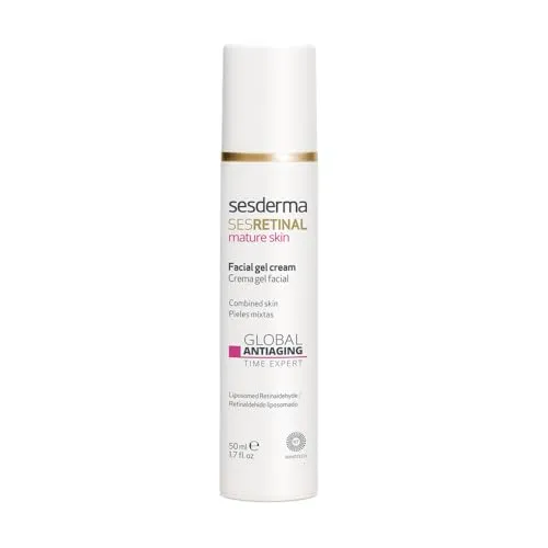 Sesderma Sesretinal Mature Skin Facial Gel Cream 50ml - Tagescreme für reife Haut, bietet intensive Feuchtigkeit und unterstützt die Hautregeneration. Ideal für Frauen ab 40, mit antioxidativen Inhaltsstoffen und leichter, nicht fettender Textur.