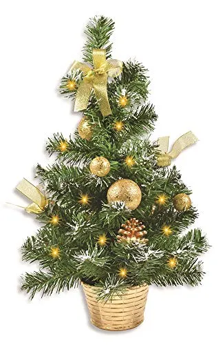 Geschmückter Weihnachtsbaum mit 20er LED Lichterkette
