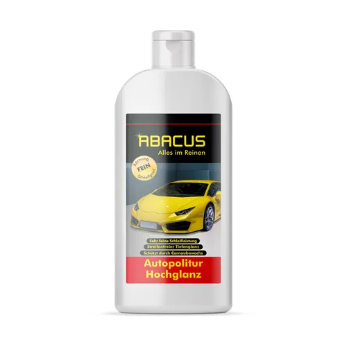 Hochglanz Autopolitur 500 ml mit Carnaubawachs - Autopflege & Motorradpflege - Erleben Sie strahlenden Glanz und langanhaltenden Schutz für Ihr Fahrzeuglack mit hochwertigem Carnaubawachs.