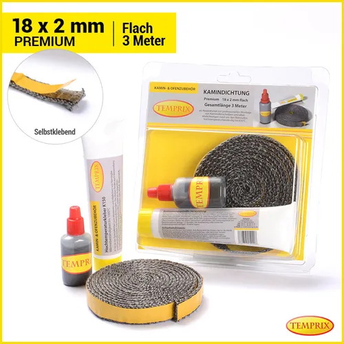 Dichtschnur Kaminofen Ofen Dichtung Tür Kamin Scheibe Dichtung Kordel Schnur