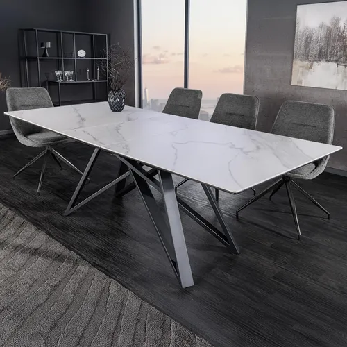 Riess-Ambiente Esstisch ATLAS 160-200cm – Ausziehbar mit Keramikoberfläche