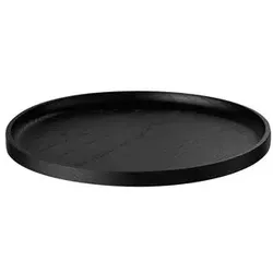 blomus Serviertablett Oku Schwarz Rund (S) von Blomus