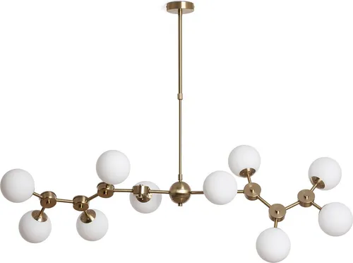 Deckenleuchte Moonlight Brass Large mit 10 Spots in Gold