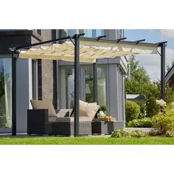 KONIFERA Pergola Tilos – Beige Pavillon 400x300x216 cm von Konifera