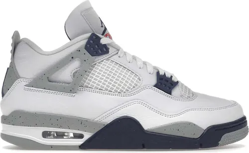 Air Jordan 4 Retro White Midnight Navy - EU: 42