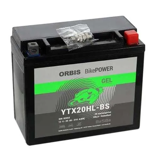 Orbis BikePower YTX20HL-BS, CTX20HL-BS 82003 12V 20 Ah 310A