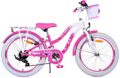 Zoll Kinderfahrrad Mädchen 20 Zoll mit 7 Gängen in pink von T&Y Trade